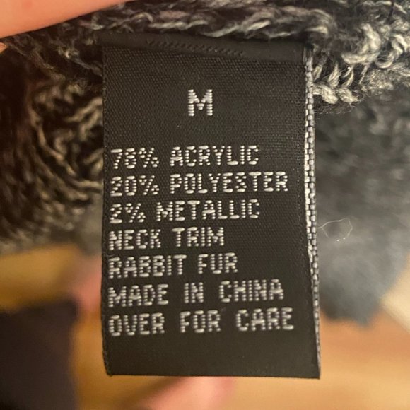 A. Byer | 100% Rabbit Tuft Long Cardigan | M - Picture 8 of 9